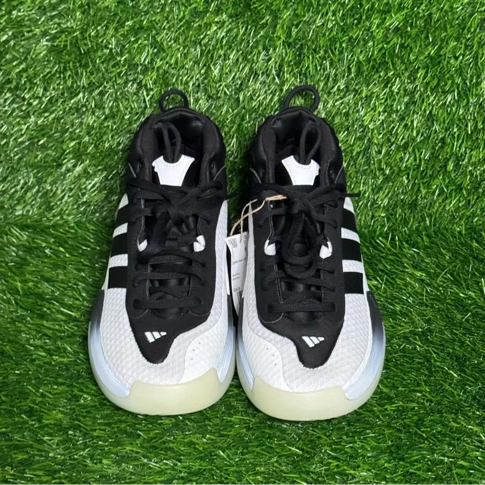 Size 9.5 - Womens Adidas Exhibit Series 2.0 Black White Basketball 1 - IG6626 - Picture 3 of 6